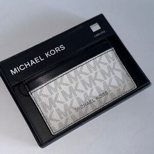 Michael Kors Black and White Card Holder